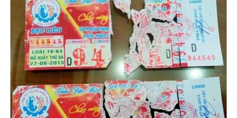 Mơ thấy vé trúng thưởng độc đắc bị rách